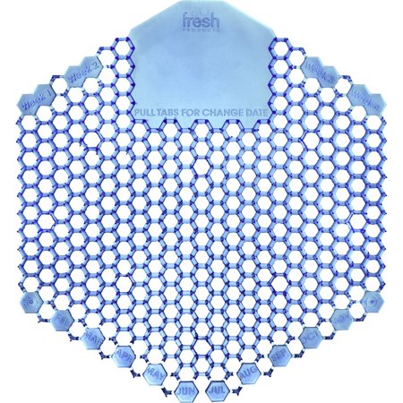 FRESH PRODUCTS Urinal Screen, Cotton Blossom, 30-day, 6-1/2"x7"x2/3", BE, PK 10 FRS3WDS60CBL